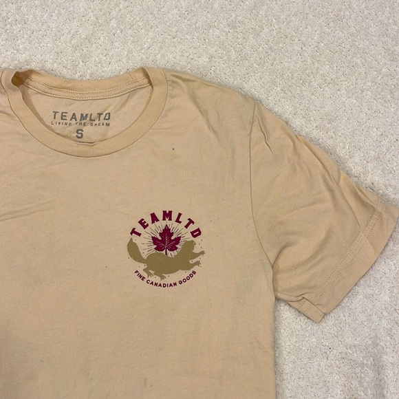 TEAMLTD - Crewneck T-shirt - Beige (size small) - Picture 3 of 5
